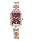 Bonia B10944-2667S Elegance Women's Quartz Watch – Purple Dial, Stainless Steel Band