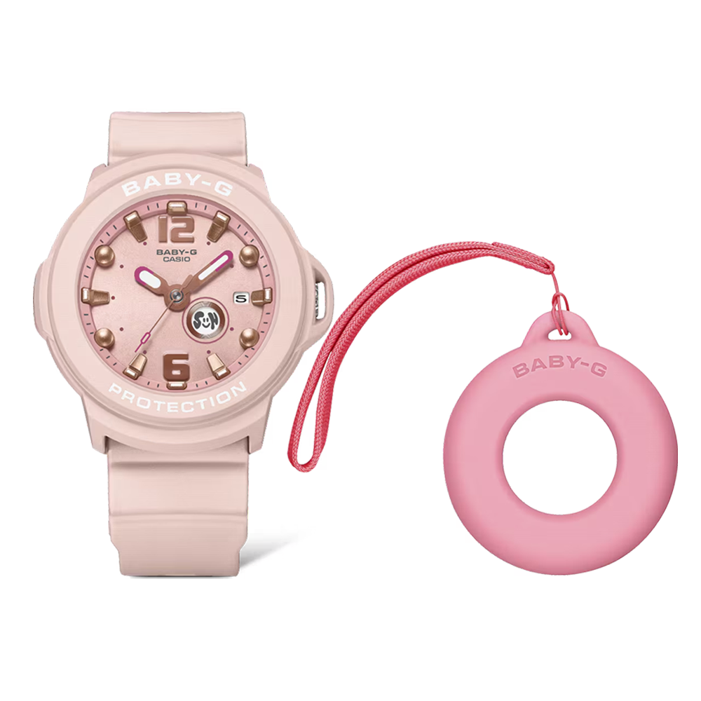 Casio BGA-15K-4ADR BABY-G+PLUS Women's Analogue Watch – Silicone Strap