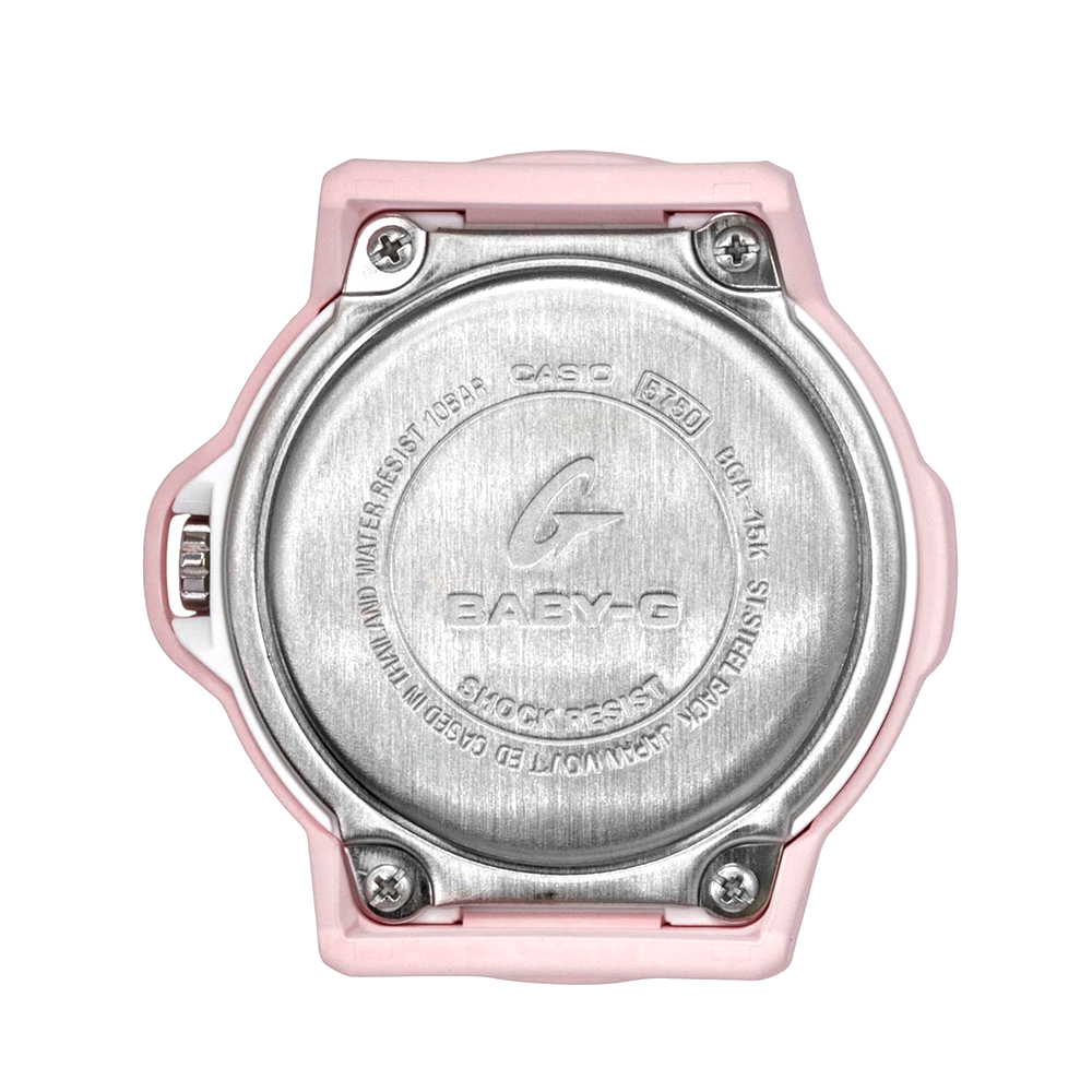 Casio BGA-15K-4ADR BABY-G+PLUS Women's Analogue Watch – Silicone Strap