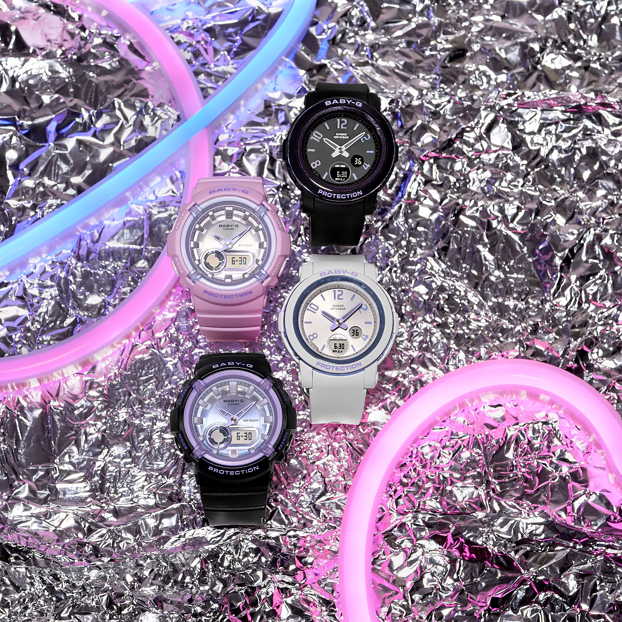 Casio Baby-G BGA-290DR-1ADR Analog-Digital Combination