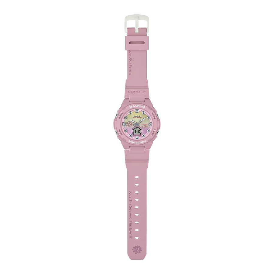 Casio Baby-G BGA-320AQ-4ADR Aquaplanet Collaboration Model Analog-Digital Combination Women