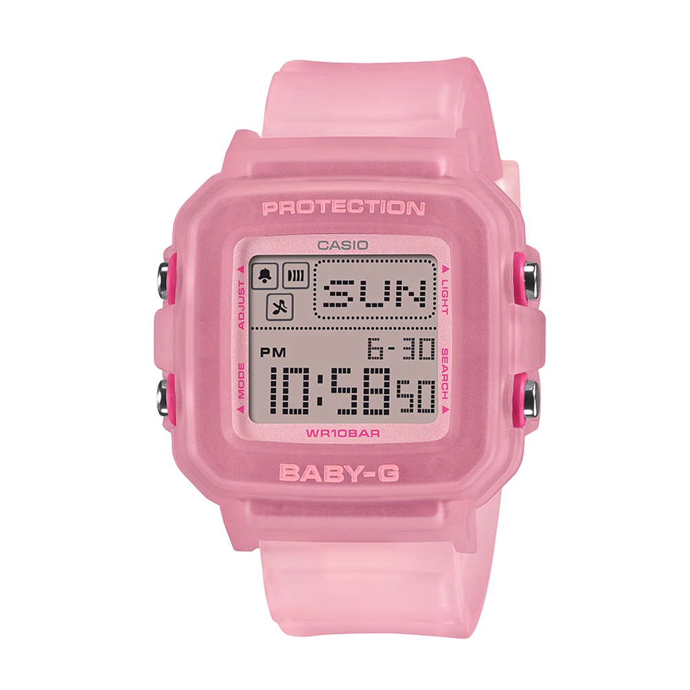 Casio Baby-G BGD-10KG-4DR Women's Digital Watch with Holder Case