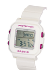 Casio Baby-G BGD-10KH-7DR White Digital Watch with Heart Holder