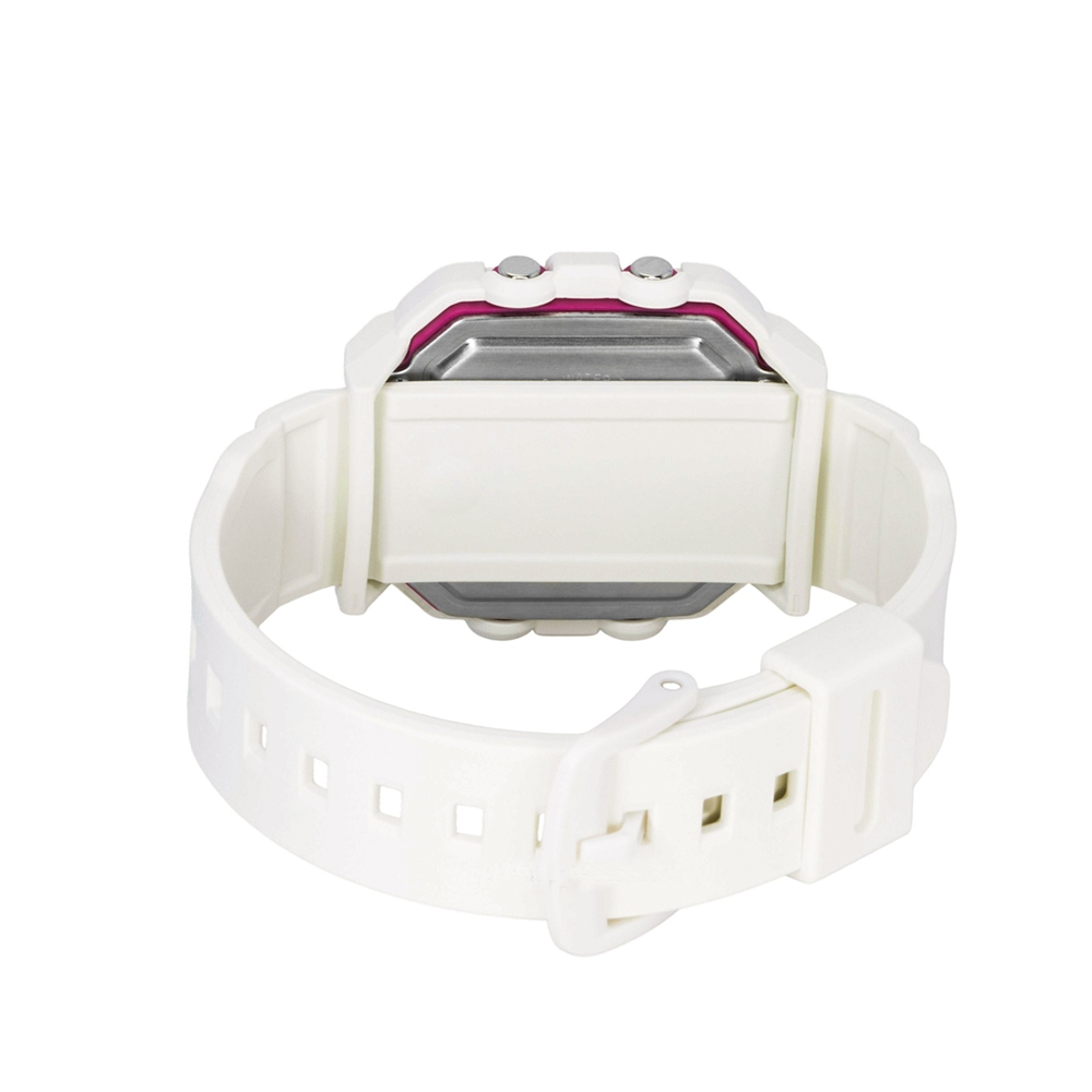 Casio Baby-G BGD-10KH-7DR White Digital Watch with Heart Holder