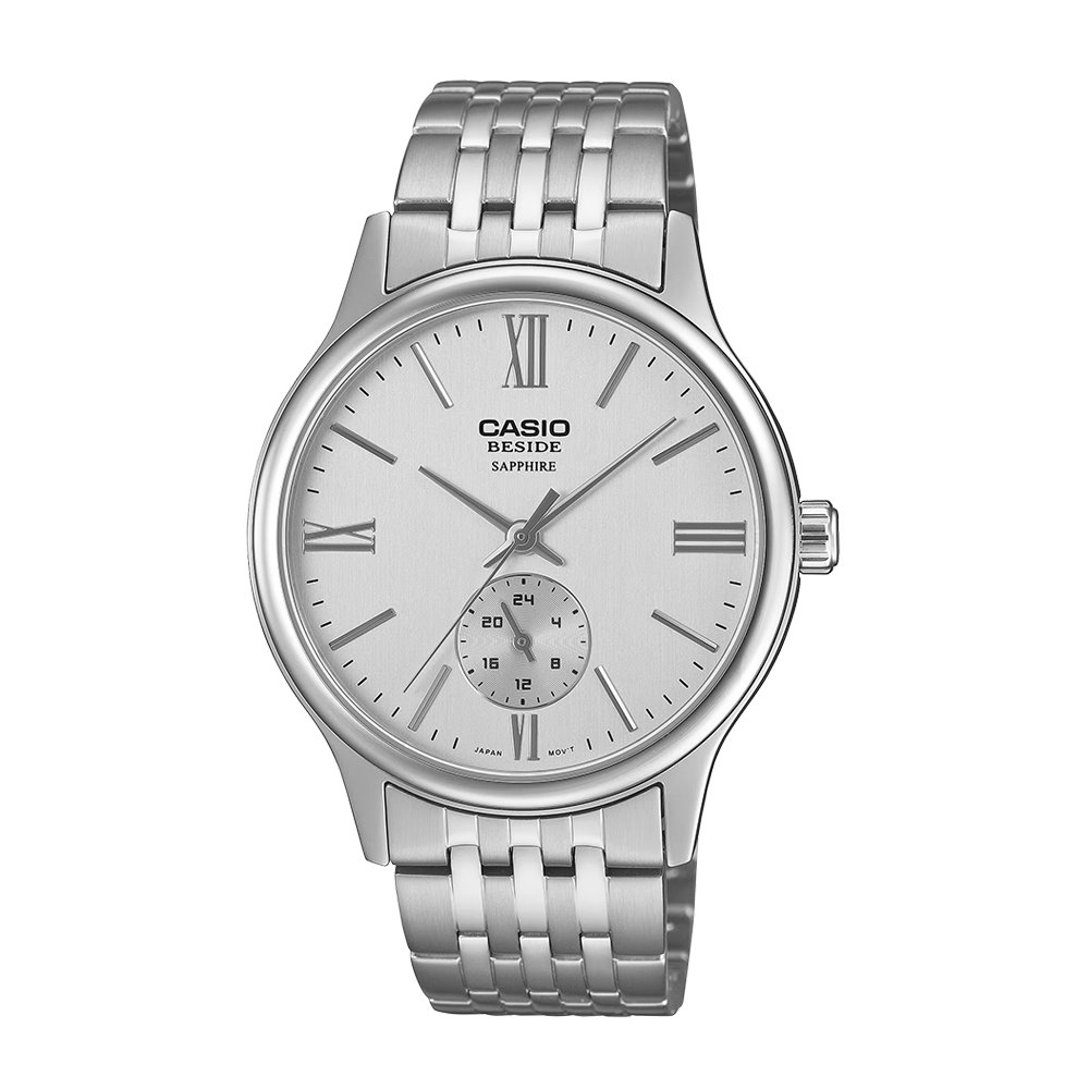 Casio BMS-100D-7AVDF Sapphire Steel 24-Hour Analogue Watch