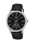 Casio BMS-100L-1AVDF Sapphire Leather 24-Hour Analogue Watch