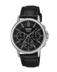 Casio BMS-300L-1AVDF Sapphire Leather Multi-Dial Analogue Watch