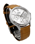 Casio BMS-300L-5AVDF Sapphire Leather Multi-Dial Analogue Watch