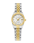 Bonia Noble B10550-7157 Women's White Mother of Pearl Dial Two-Tone Stainless Steel Watch (26mm)