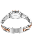 Bonia Noble B10550-7657 Women's White Monogram Mother of Pearl Dial Two-Tone Stainless Steel Watch (26mm)
