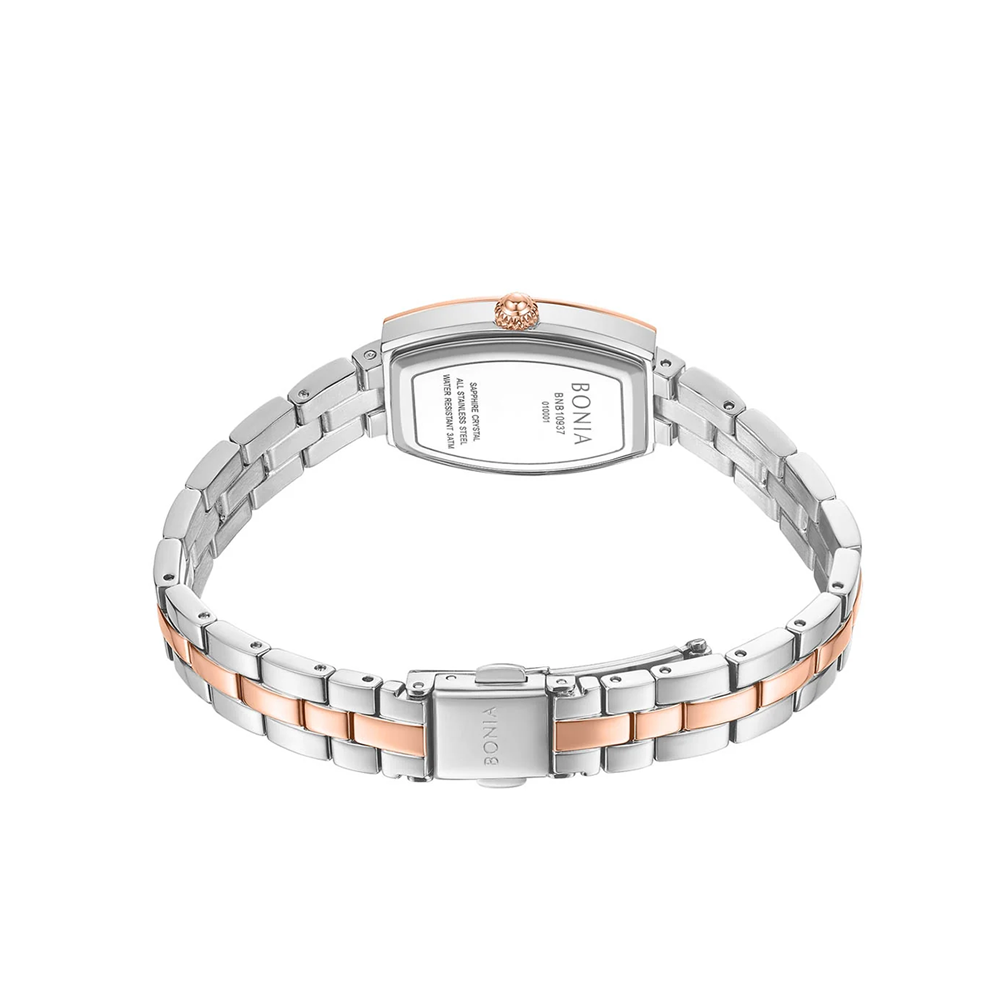 Bonia B10937-2617 Women's IP Rose Gold Stainless Steel Watch