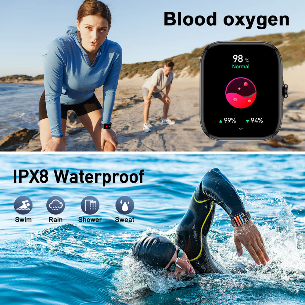 TYME TSWP72BK-01 Black Colour Smart Watch