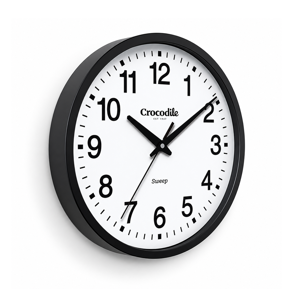 Crocodile CW216BKS Wall Clock
