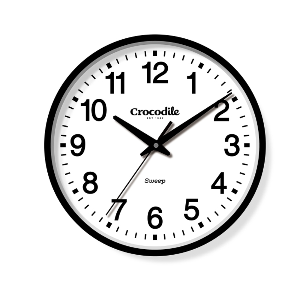 Crocodile CW216BKS Wall Clock