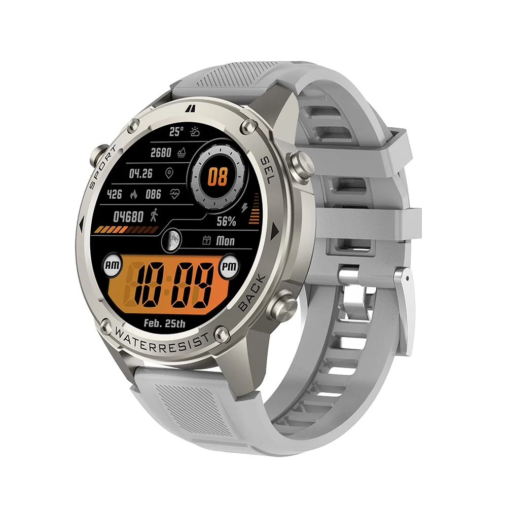 BOZLUN DM56 Silver Grey Smart Watch product image