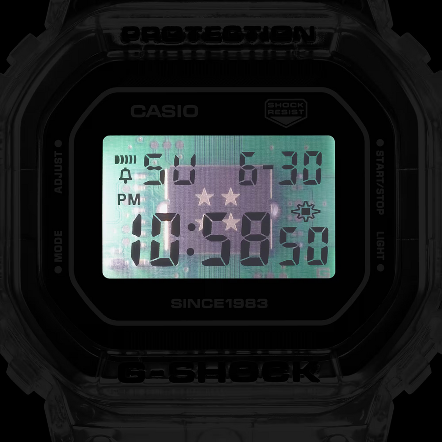 G-Shock DW-5040RX-7DR 40th Anniversary CLEAR REMIX Digital Men