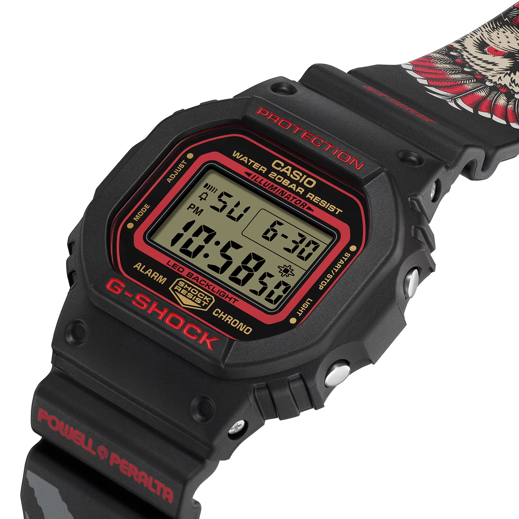 Casio G-Shock DW-5600KH-1DR Kelvin Hoefler x Powell Peralta Collaboration Model Digital