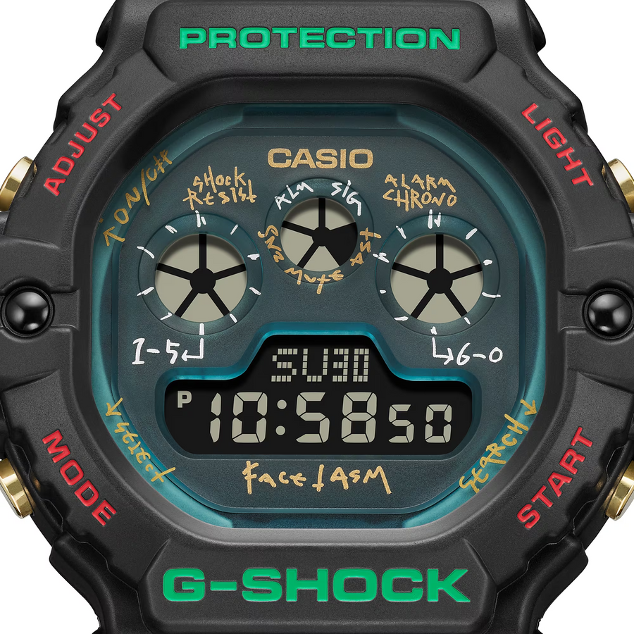 Casio G-Shock DW-5900FA-1DR FACETASM collaboration model Digital