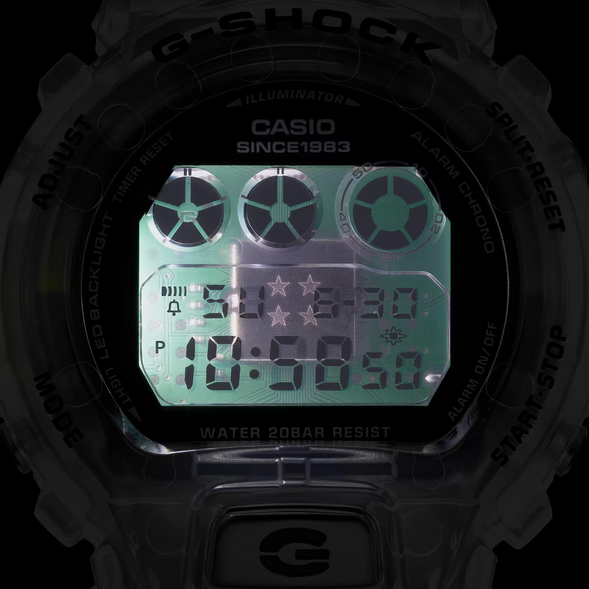 G-Shock DW-6940RX-7DR 40th Anniversary CLEAR REMIX Digital Men