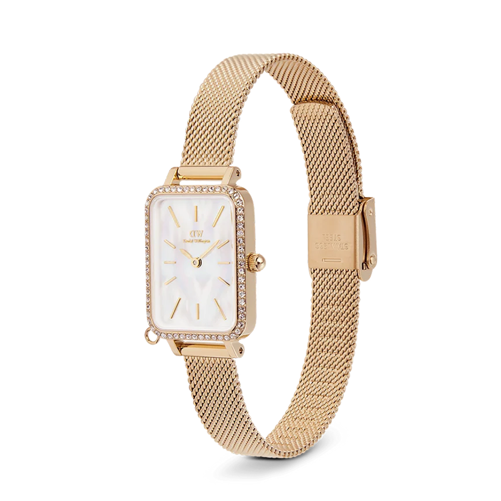 Daniel Wellington DW00100749 Quadro Crystal Zodiac Evergold Watch