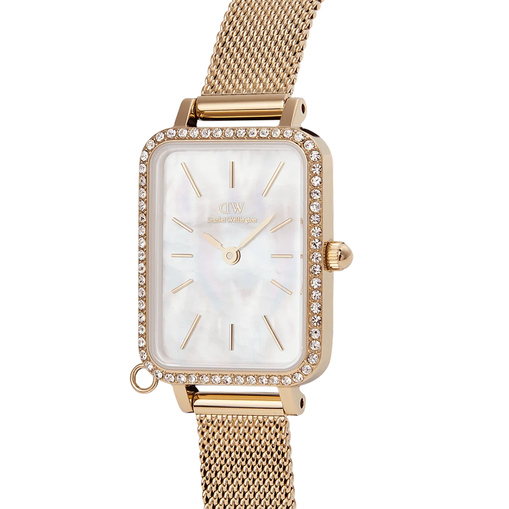 Daniel Wellington DW00100749 Quadro Crystal Zodiac Evergold Watch