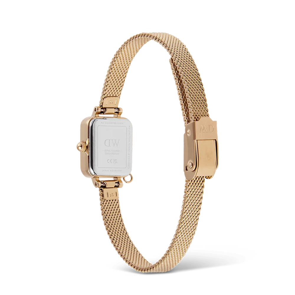 Daniel Wellington DW00100752 Quadro Mini Crystal Zodiac Evergold Women's Quartz Watch