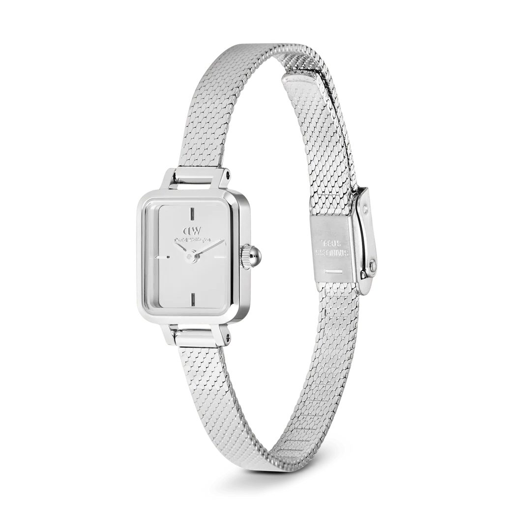 Daniel Wellington DW00100800 Quadro Mini Reflection Silver Watch
