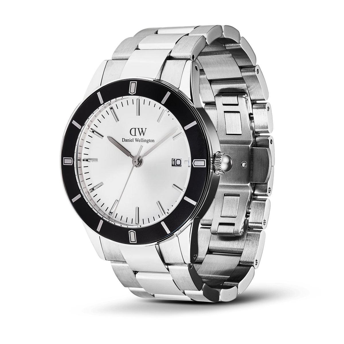 Daniel Wellington DW00100819 Iconic Paradigma Link Black Bezel Watch