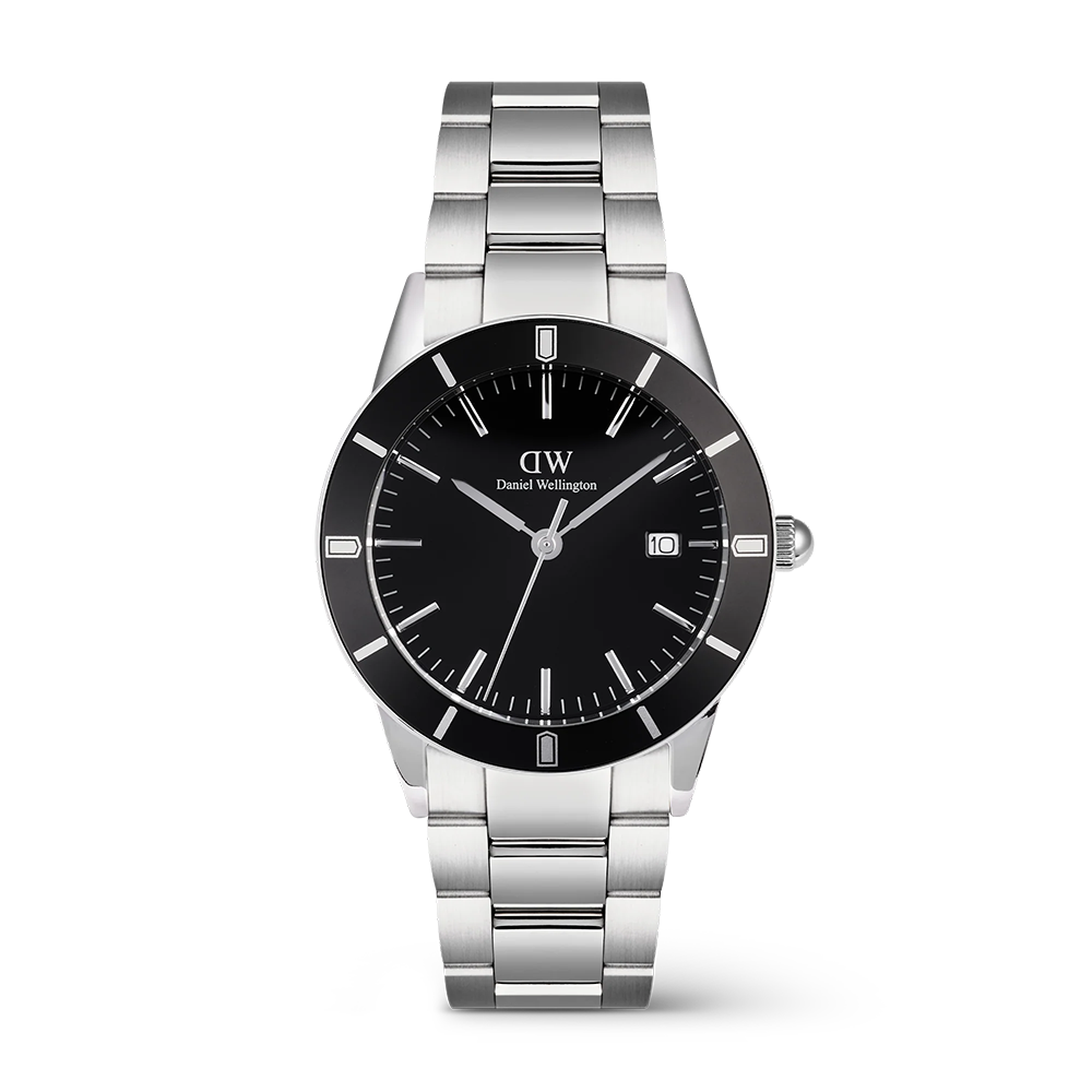 Daniel Wellington DW00100822 Iconic Paradigma Link Black Enamel Watch
