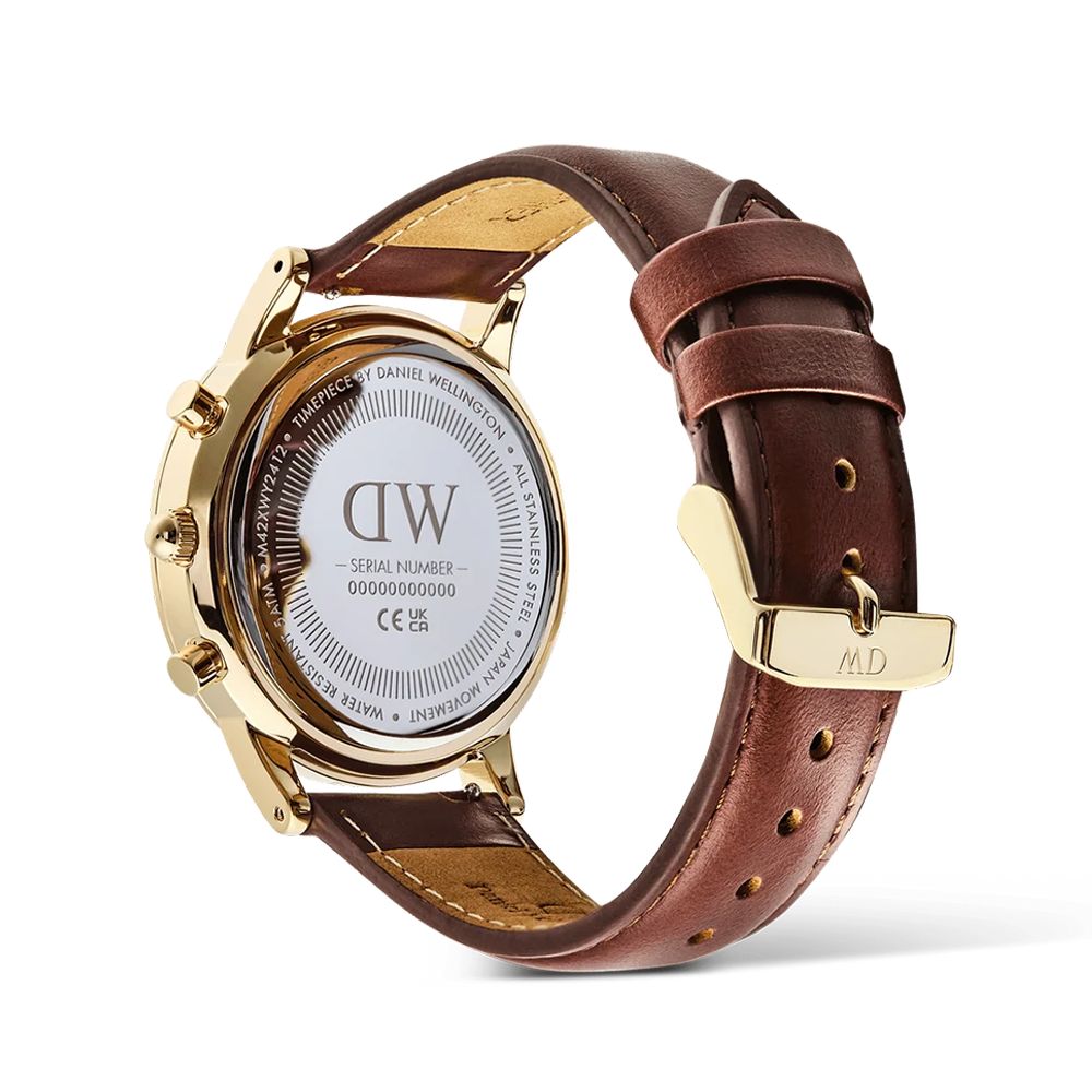 Daniel Wellington DW00100875 Iconic Chronograph St Mawes  Gold Watch