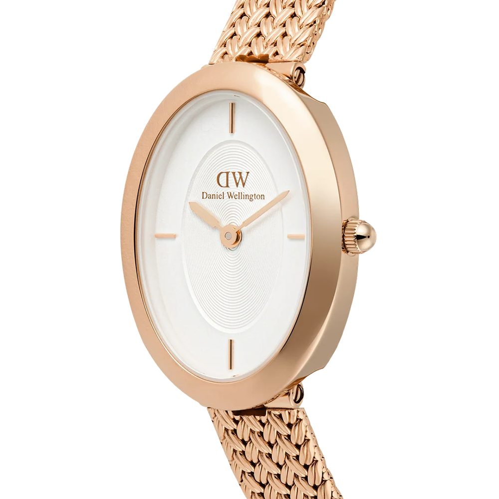 Daniel Wellington DW00100883 Juliette Braided Mesh  Rose Gold Watch
