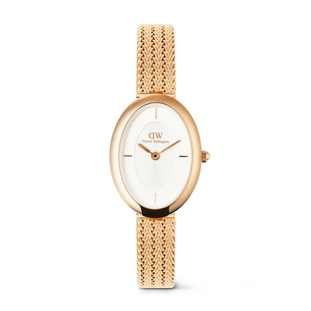Daniel Wellington DW00100883 Juliette Braided Mesh  Rose Gold Watch