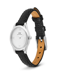 Daniel Wellington DW00100887  Ophelia Mini Black Lizard White Guilloché Silver Women's Quartz Watch