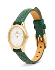 Daniel Wellington DW00100892 Ophelia Mini Green Lizard White Guilloché Gold Women's Quartz Watch