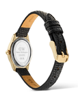 Daniel Wellington DW00100897 Ophelia Mini Black Lizard Unitone Guilloché Gold Women's Quartz Watch
