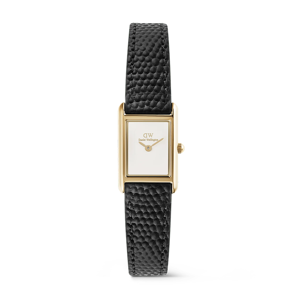 Daniel Wellington DW00100903 Bound Mini Black Lizard Gold Women's Quartz Watch