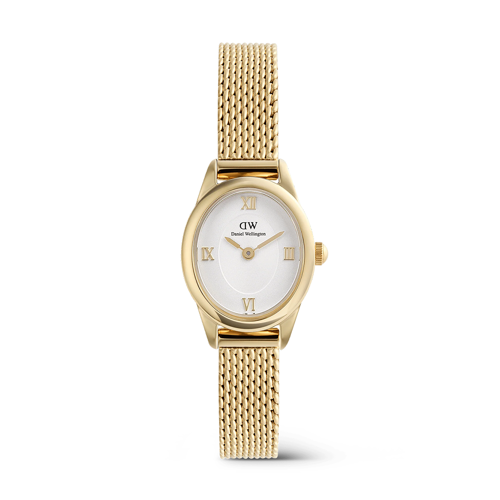 Daniel Wellington DW00100939 Ophelia Mini Mesh White Gold Women's Quartz Watch
