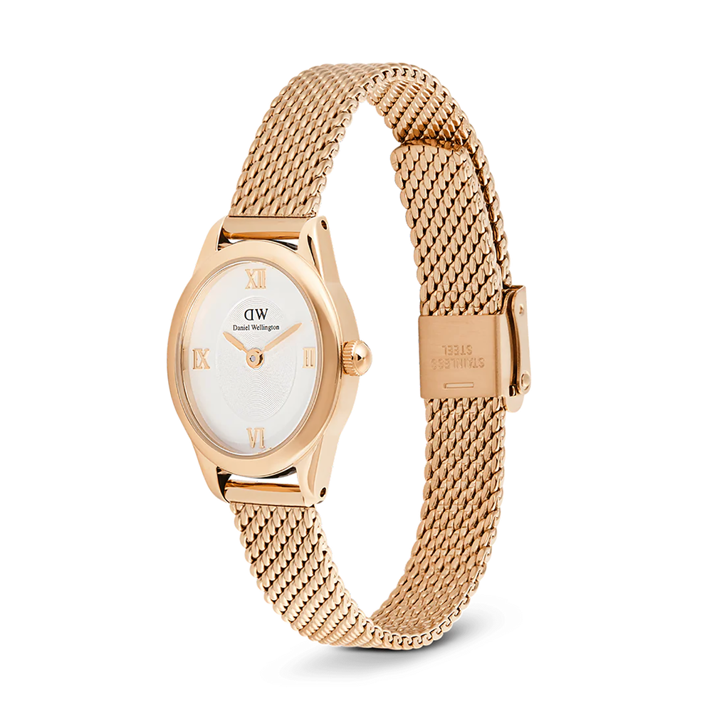 Daniel Wellington DW00100940 Ophelia Mini Mesh White Rose Gold Women's Quartz Watch