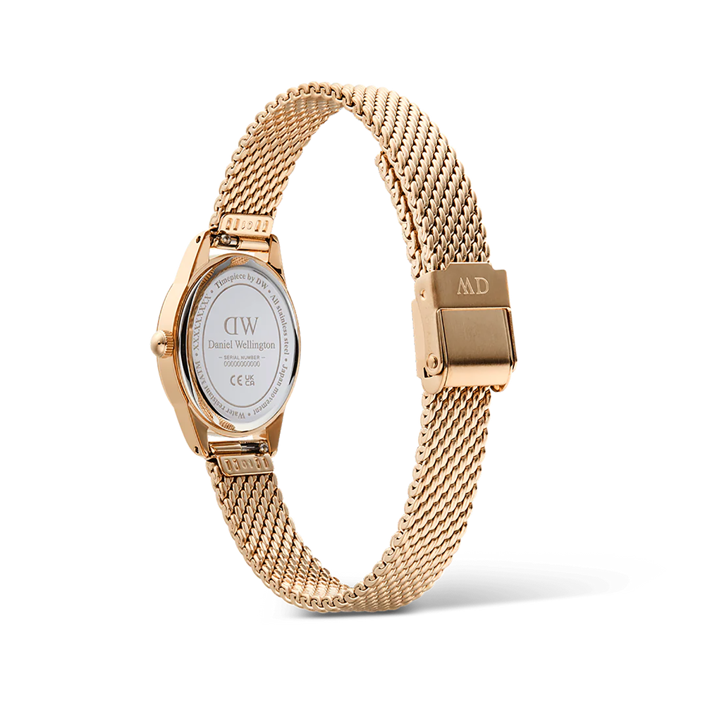 Daniel Wellington DW00100940 Ophelia Mini Mesh White Rose Gold Women's Quartz Watch