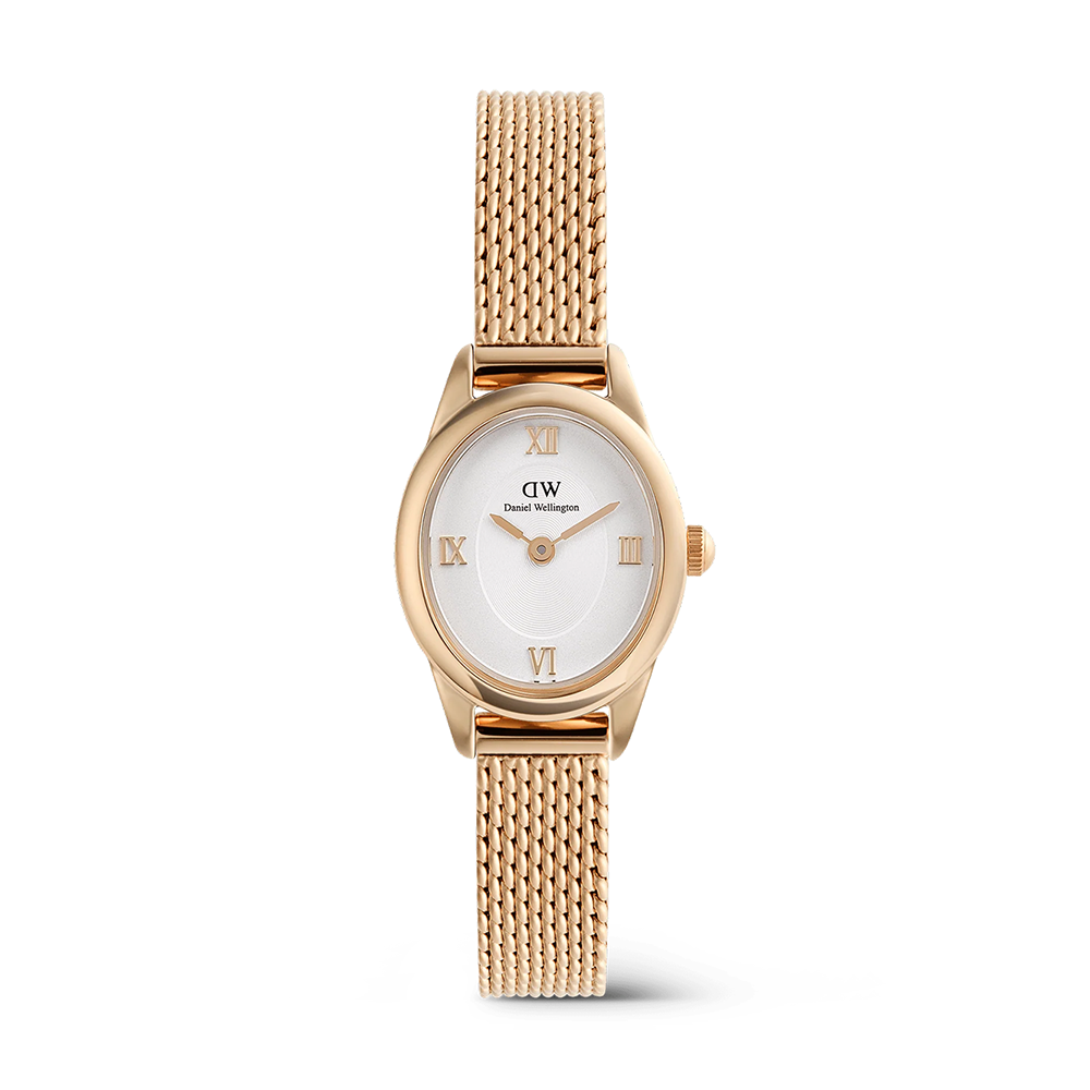 Daniel Wellington DW00100940 Ophelia Mini Mesh White Rose Gold Women's Quartz Watch