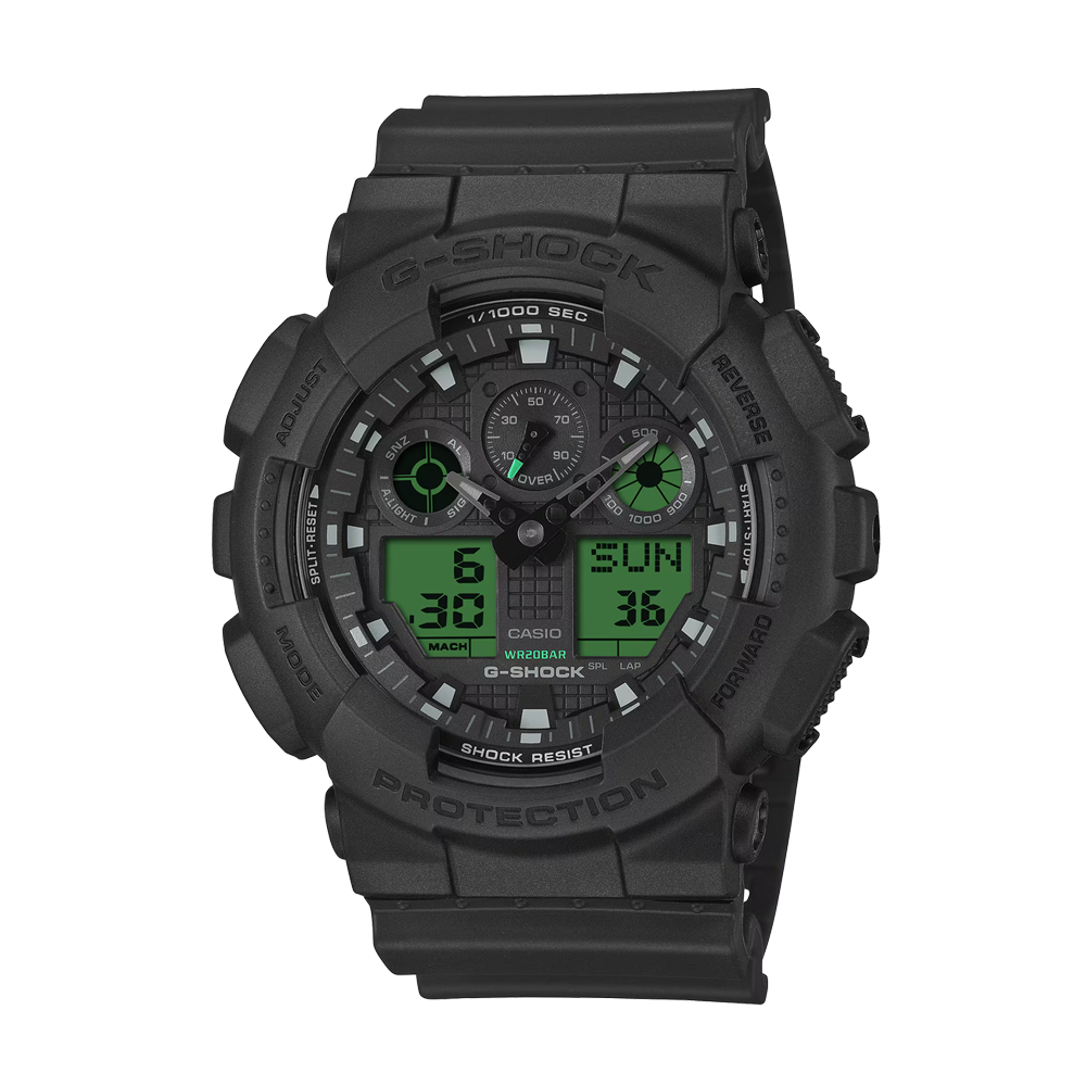 Casio G-Shock GA-100BEG-1ADR GA-100 Series Analog-Digital Men's Watch — product image 1
