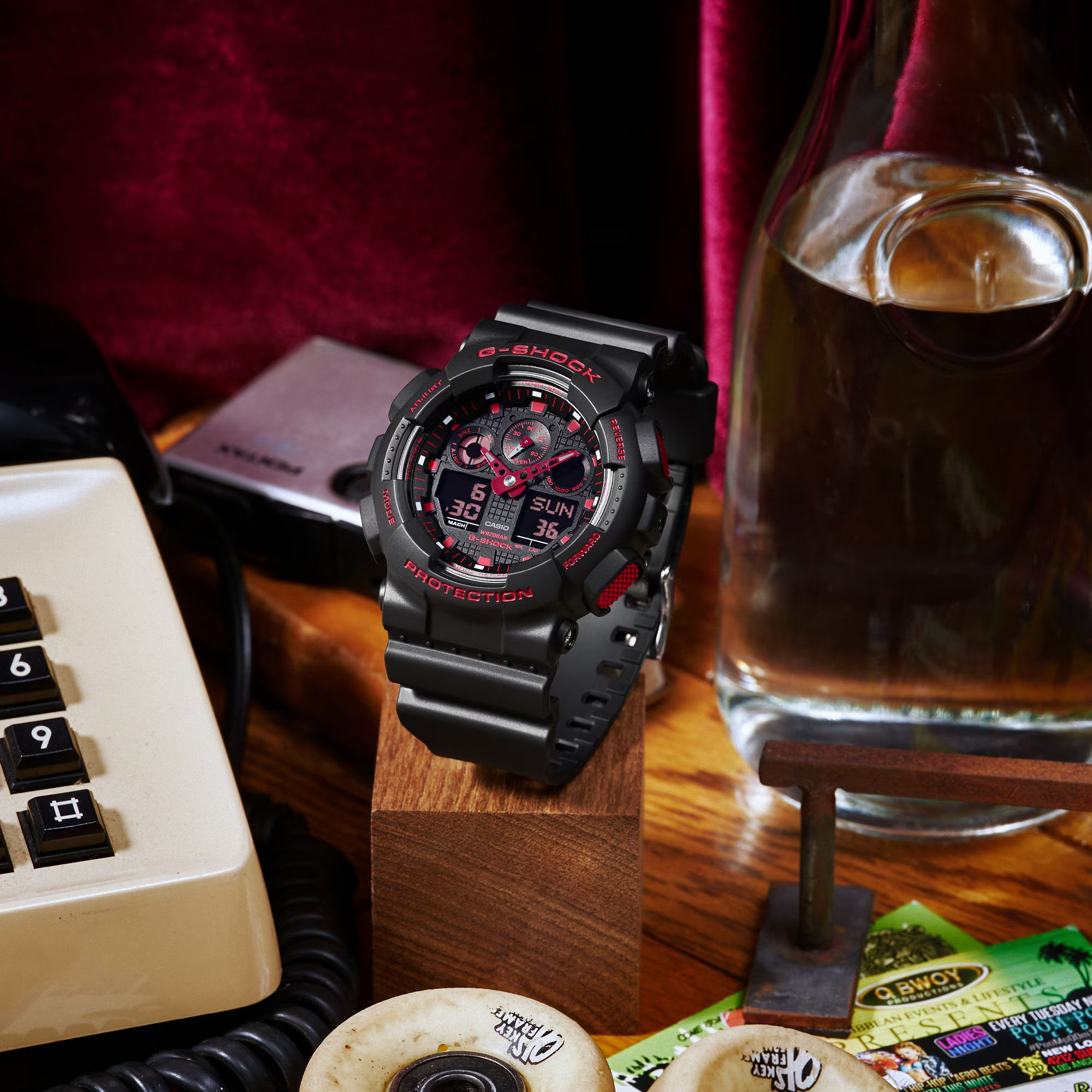 Casio G-Shock GA-100BNR-1ADR Analog-Digital