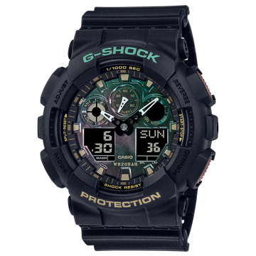 Casio G-Shock GA-100RC-1ADR Analog-Digital Combination