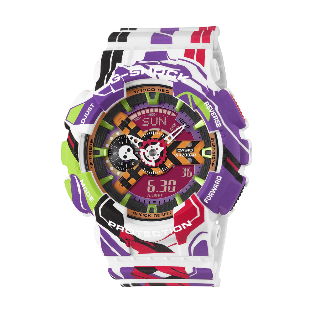 Casio G-SHOCK GA-110EVA30-7ADR – White Unit-01 Limited Edition | Resin Band