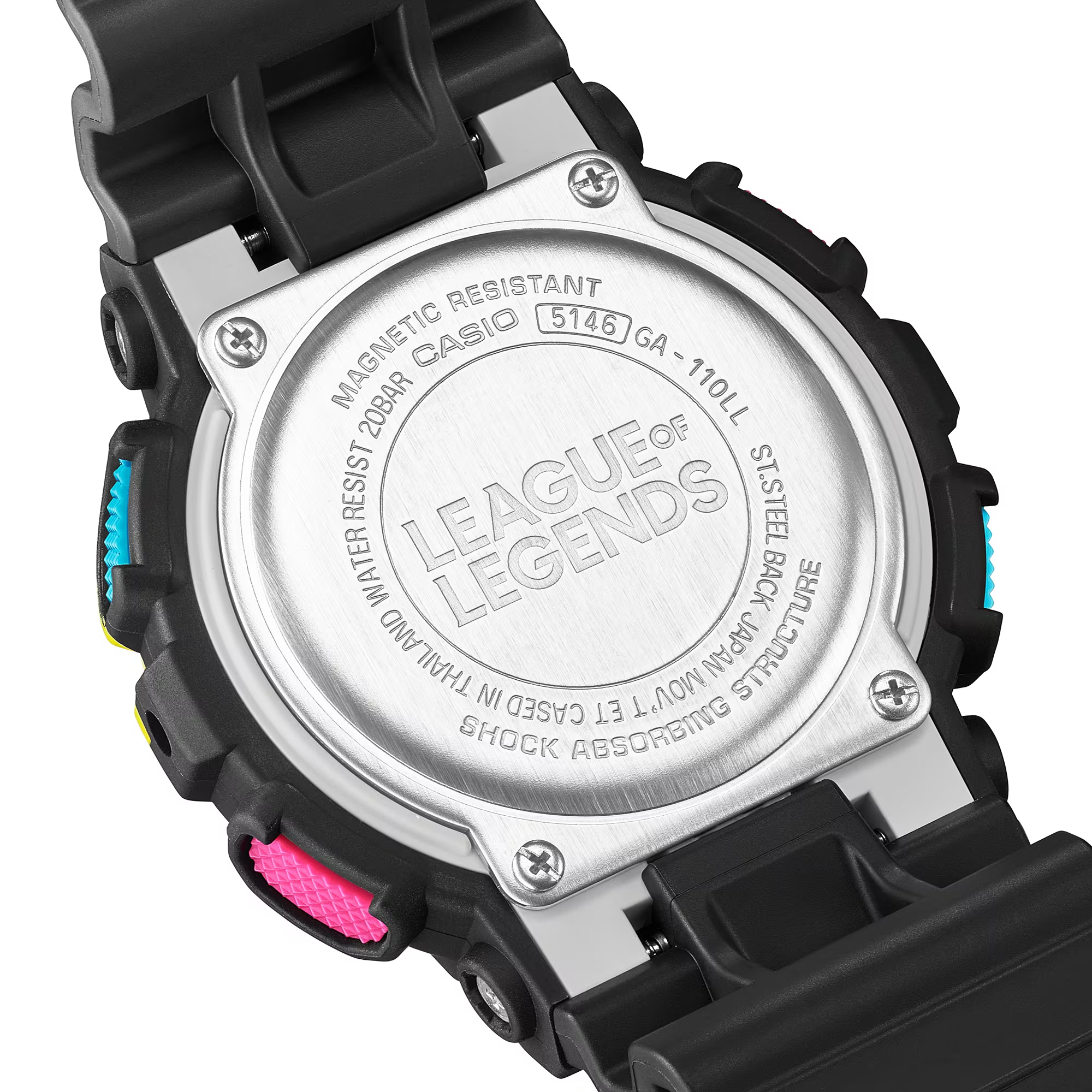 Casio G-Shock GA-110LL-1ADR League of Legend Collaboration Analog Digital Combination