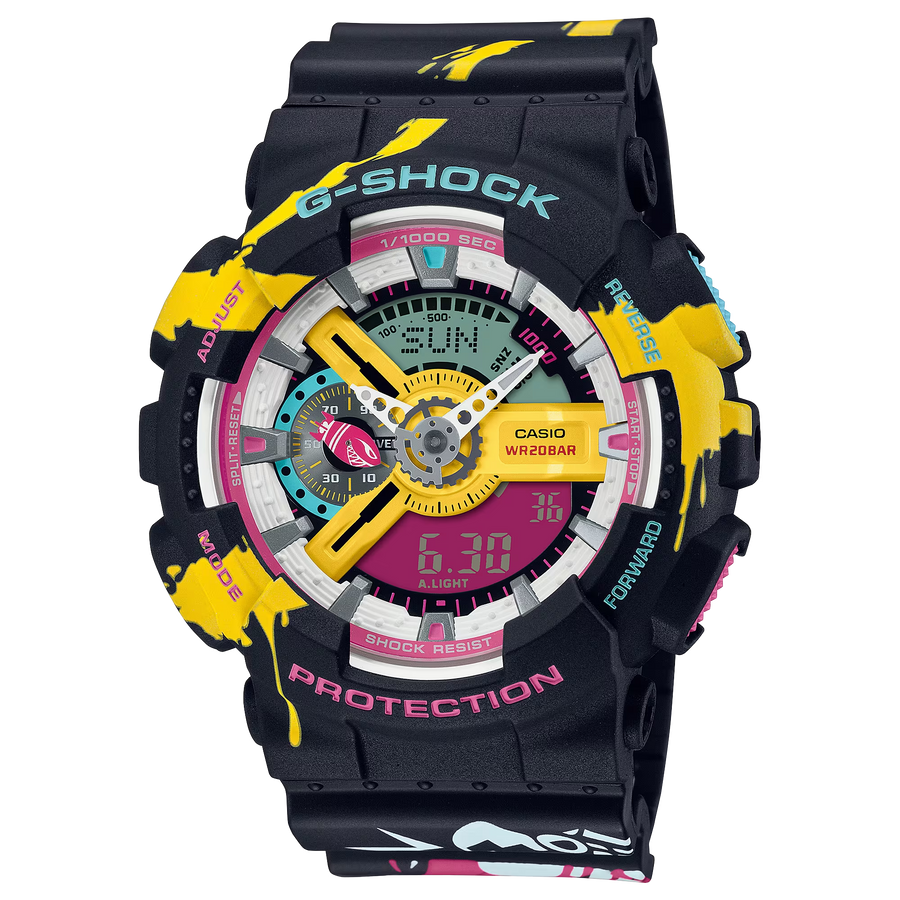 Casio G-Shock GA-110LL-1ADR League of Legend Collaboration Analog Digital Combination