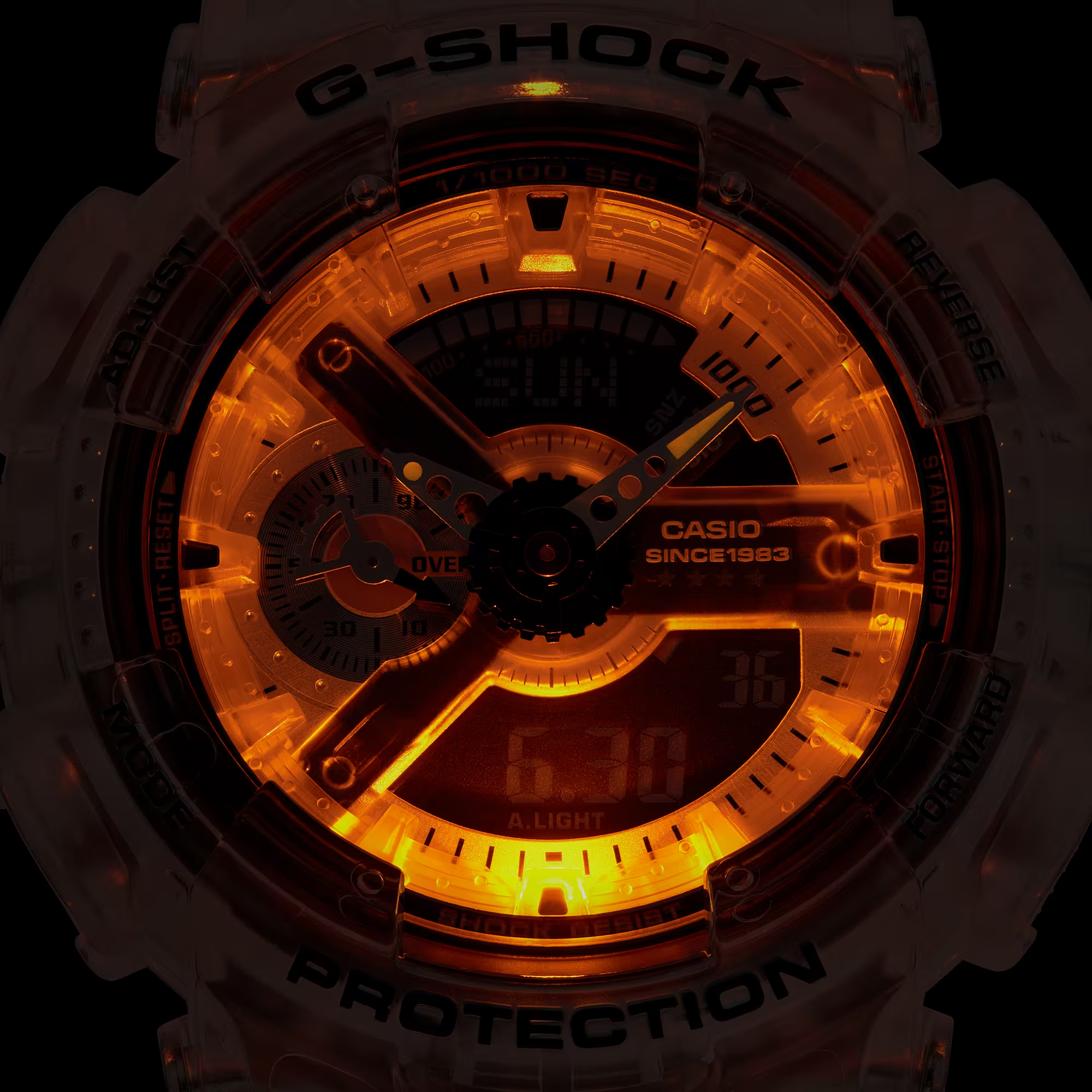 G-Shock GA-114RX-7ADR 40th Anniversary CLEAR REMIX Analog Digital Combination Men