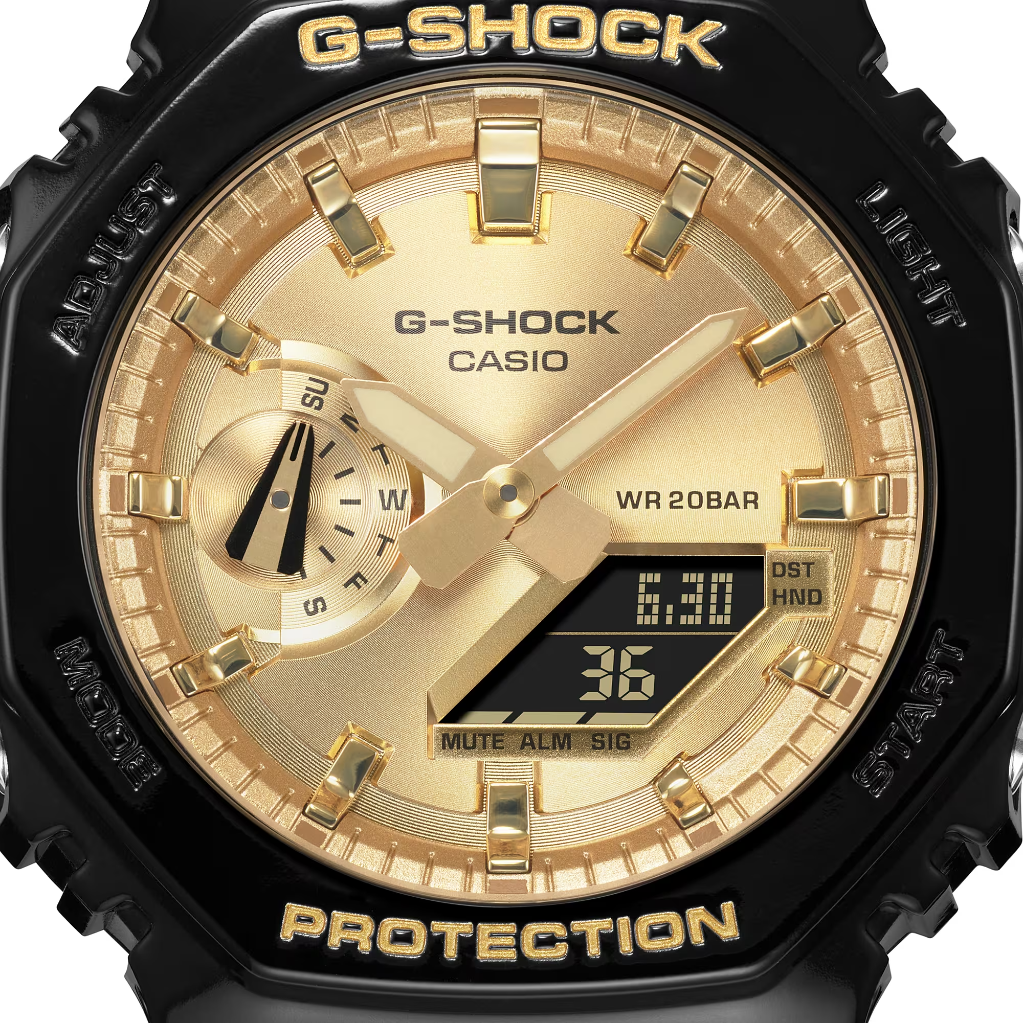 Casio G-Shock GA-2100GB-1ADR Analog-Digital Combination