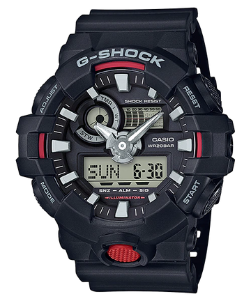 Casio G-Shock GA-700-1A Analog-Digital Combination