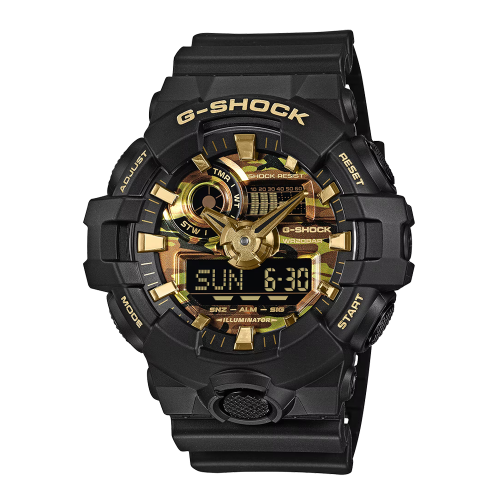 Casio G-Shock GA-700CF-1ADR Bold Camo Series Analog-Digital Men's Watch